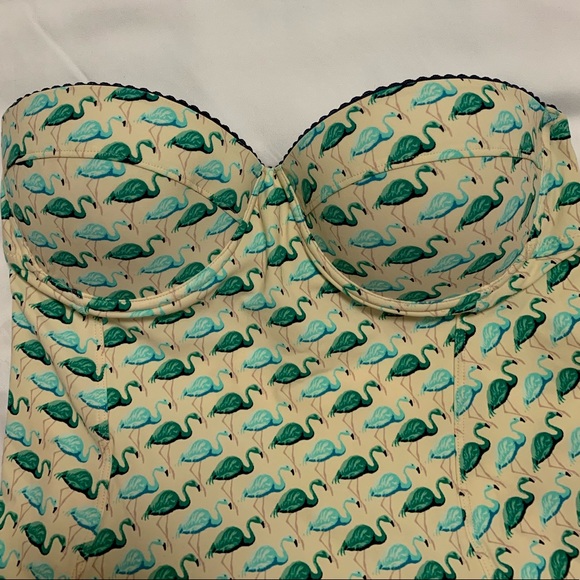 Tory Burch Sanibel Flamingo One Piece Swimsuit S - Picture 8 of 8